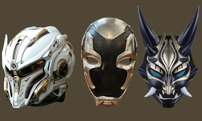 Bestseller - model 3d mask, 3d helmet, 3d cosplay mask, mask, helmet, cosplay for 3d printing