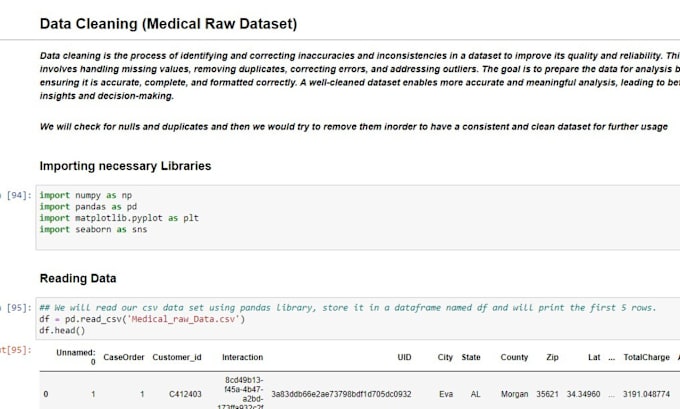 Gig Preview - Do data cleaning and data preprocessing for machine learning nlp projects