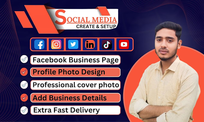 Gig Preview - Create and setup your facebook business page and social media accounts