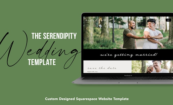 Gig Preview - Provide a beautiful wedding website template