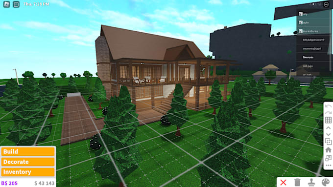 Gig Preview - Build your bloxburg house