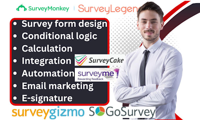 Gig Preview - Setup surveymonkey surveylegend surveysparrow sogosurvey surveygizmo surveycake