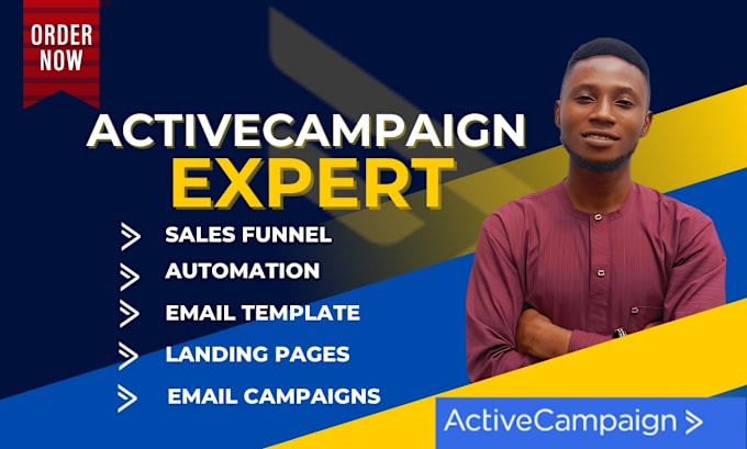 Gig Preview - Setup activecampaign automation activecampaign email marketing activecampaign