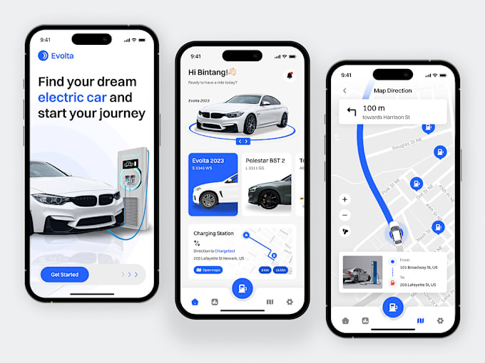 Gig Preview - Develop ev charging station app, station finder, home or public ev charging app