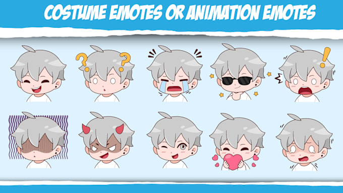 Gig Preview - Create custom animated emotes for twitch, discord