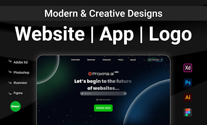 Gig Preview - Do modern website design ui ux, landing page design in figma