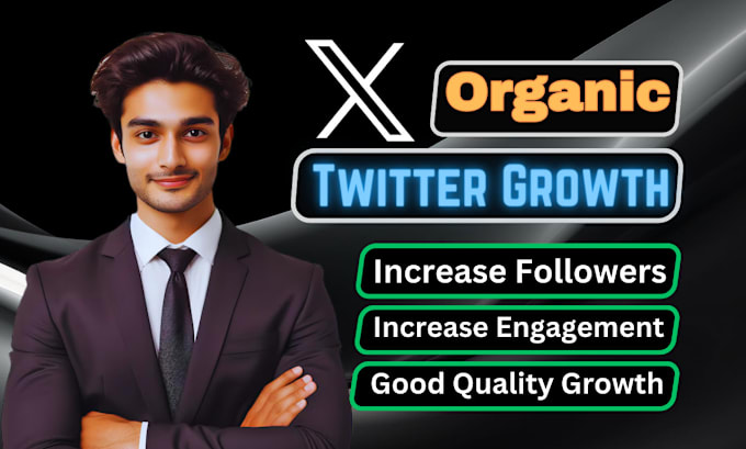 Gig Preview - Do professionally twitter marketing for organic growth