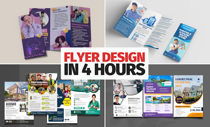 Bestseller - design business flyer, poster, bi, tri fold brochure, pamphlet, leaflet in canva