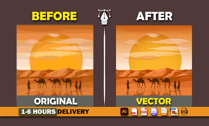 Bestseller - manually vector tracing, recreate logo or image, raster into vector illustrator