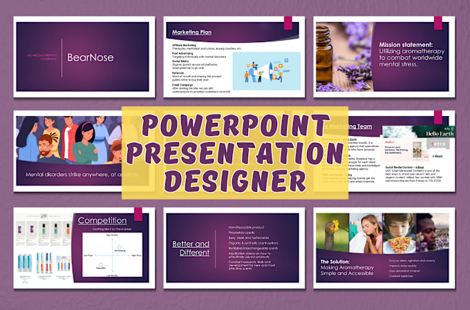 Gig Preview - Design powerpoint presentation, google slides, powerpoint template, pitch deck