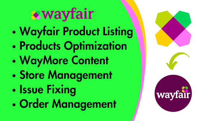 Gig Preview - Wayfair store management unpurchasable issue product SEO listing waymore content