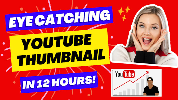 Gig Preview - Design eye catching custom youtube thumbnail in 24 hours