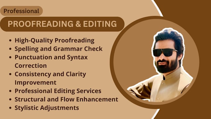 Gig Preview - Provide expert proofreading and editing services