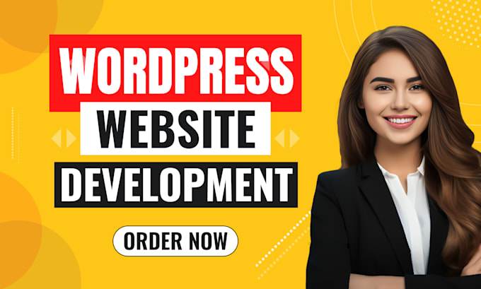 Gig Preview - Do wordpress website development, build, rebuild, design or redesign wordpress