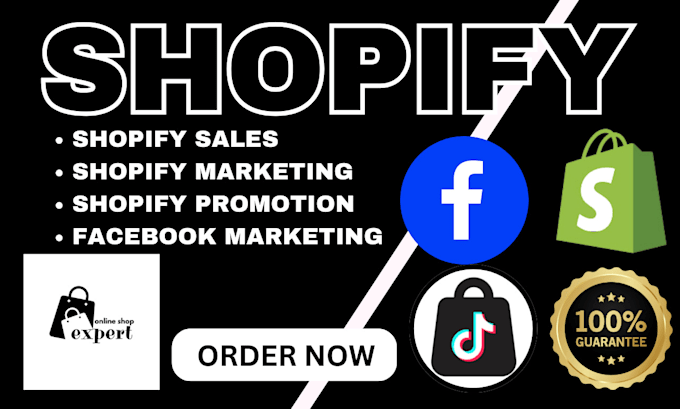 Bestseller - shopify store marketing, facebook tik tok instagram shop setup, fb ads marketing