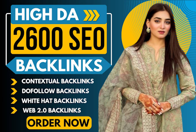 Gig Preview - Link building contextual high da white hat SEO backlinks for google ranking