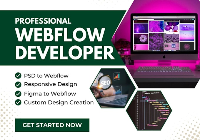 Gig Preview - Design redesign webflow, figma to webflow, be framer wordpress website expert