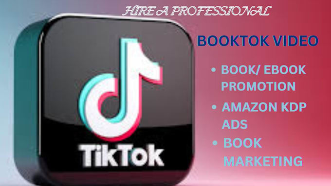 Gig Preview - Do booktok video, book advertising amazon kdp ads ebook promotion, kdp marketing