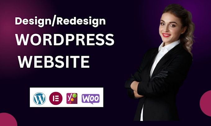 Gig Preview - Build, revamp, create wordpress website design, website development