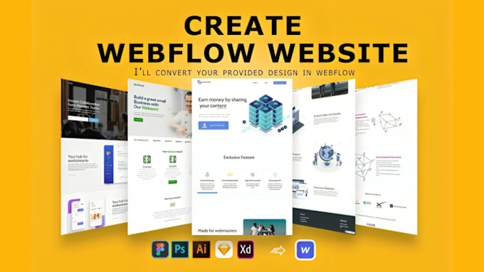 Gig Preview - Develop webflow website design, convert figma to webflow, redesign webflow