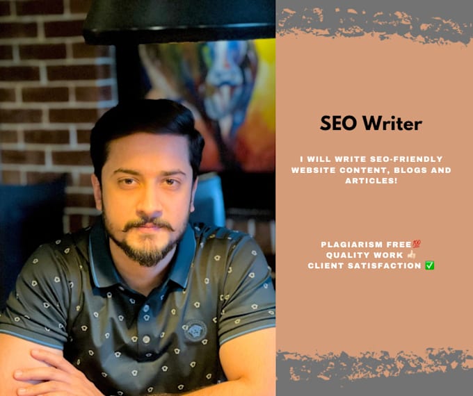 Gig Preview - Be your expert SEO content writer and website content writer