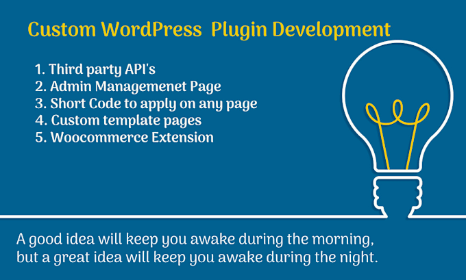 Gig Preview - Build wordpress plugin development to enhance your website