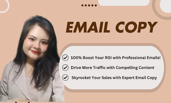 Gig Preview - Write persuasive sales email copywriting