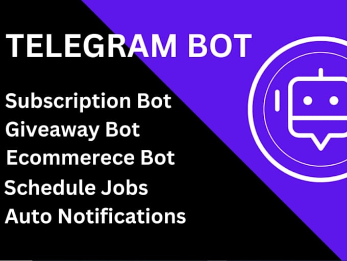 Gig Preview - Do telegram bot auto buying bot, cart bot, monitoring bot,  purchase bot python