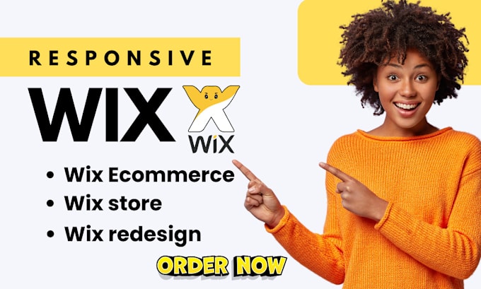 Gig Preview - German wix store design wix website redesign wix webshop design wix studio site