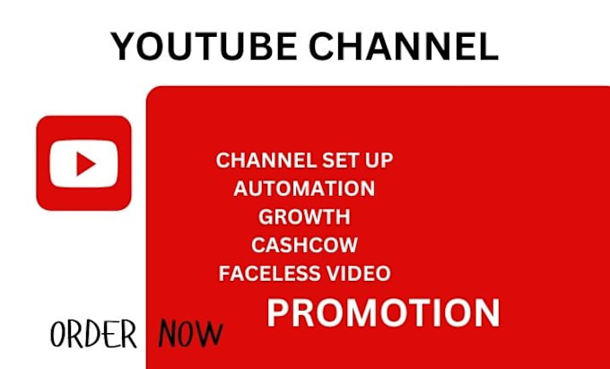 Gig Preview - Complete youtube channel automation cash cow channel video monetization