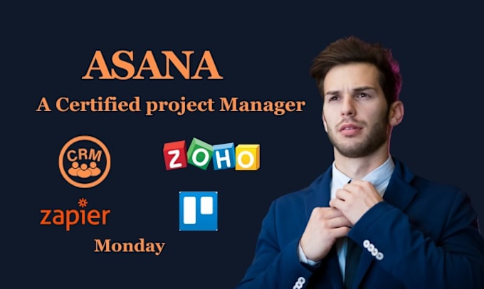 Gig Preview - Setup monday CRM, asana workflow, zapier automation