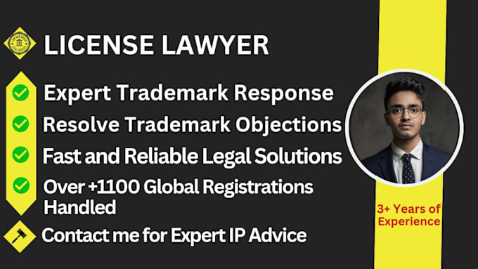 Gig Preview - Provide expert response to trademark and patent office action and objections