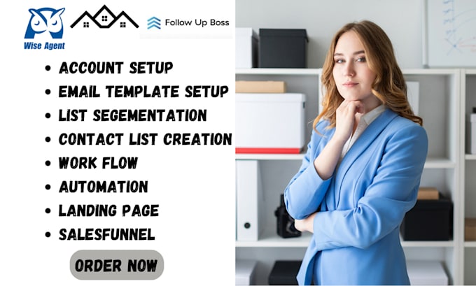 Bestseller - setup  chime followupboss pipedrive realestate wiseagent real estate CRM