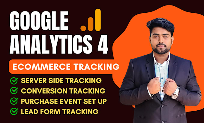 Gig Preview - Setup server side ecommerce tracking via google analytics 4