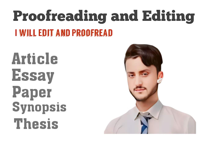 Gig Preview - Proofread and edit articles, papers and thesis