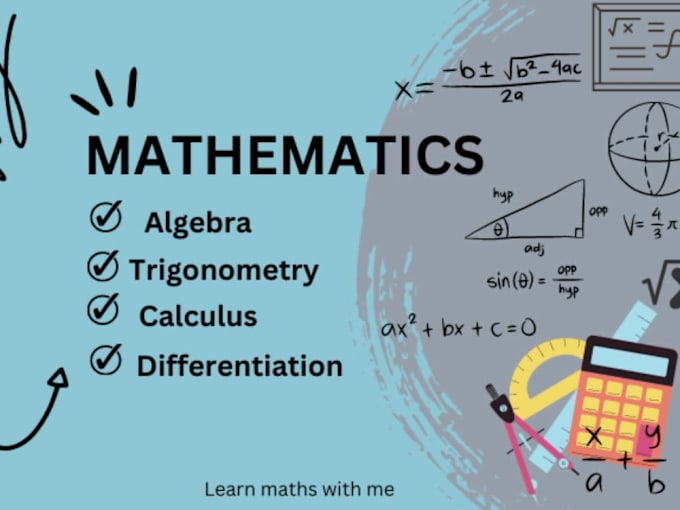 Gig Preview - Help you in maths assignment and I will create maths papers and worksheets