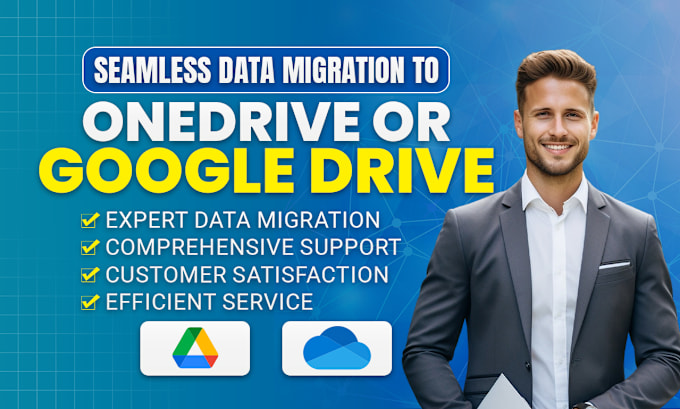 Gig Preview - Migrate your data to microsoft onedrive or google drive