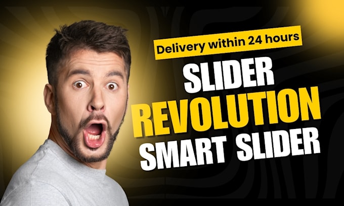 Gig Preview - Create or fix slider revolution, smart slider within 24 hours