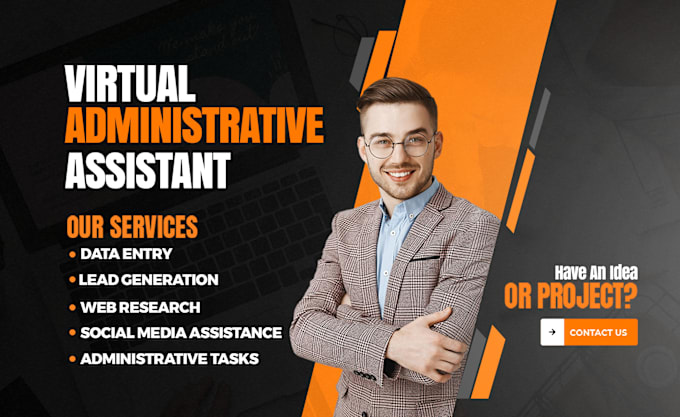 Gig Preview - Be your professional administrative assistant and personal virtual assistant