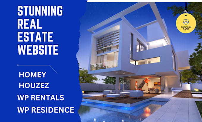 Gig Preview - Build real estate website with houzez homey theme wp residence wprentals expert