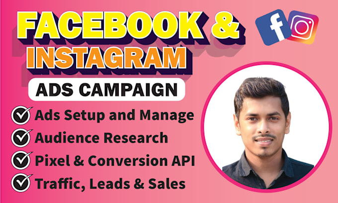 Gig Preview - Run facebook and instagram ads campaign for sales, leads and traffic