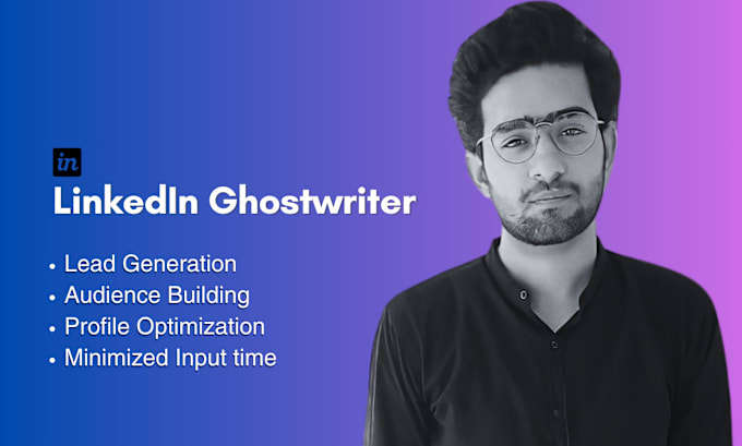 Gig Preview - Ghostwrite engaging linkedin posts for your personal brand