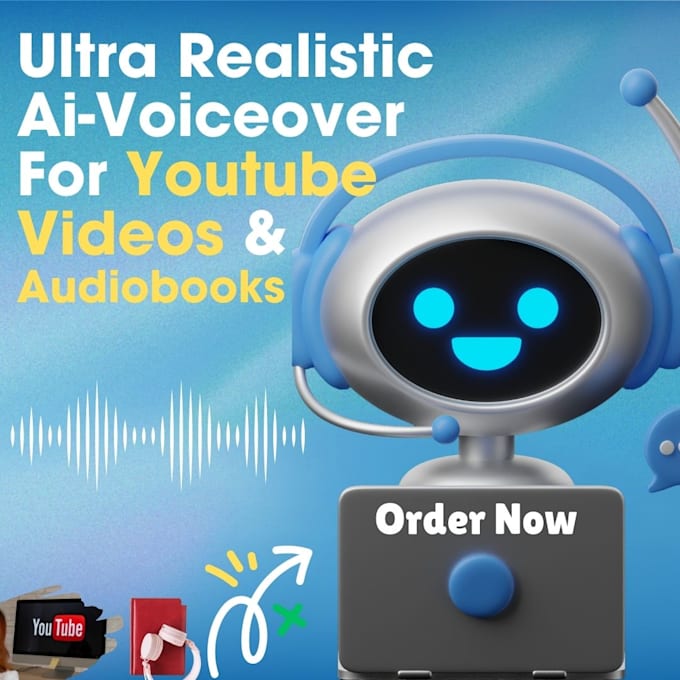 Gig Preview - Create ultra realistic ai voiceover for youtube videos