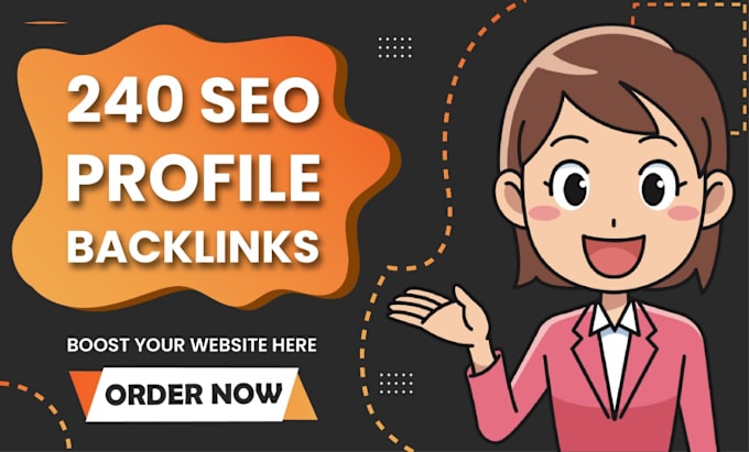 Gig Preview - Do 240 seo profile backlinks