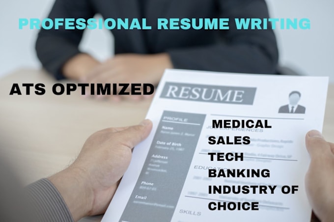 Bestseller - do professional resume writing for medical, sales, tech, banking professionals