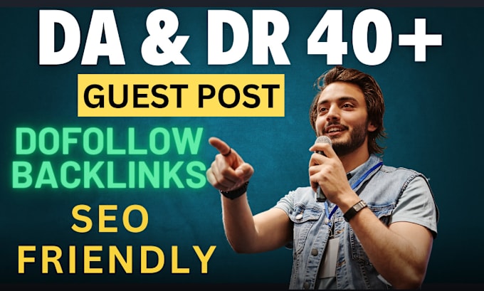 Gig Preview - Publish high da guest post, dofollow guest posting with SEO backlinks