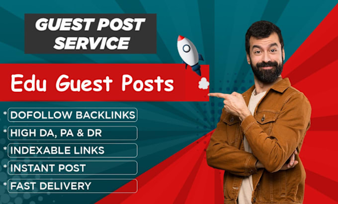 Gig Preview - Boost guest posts online presence resonable SEO backlinks