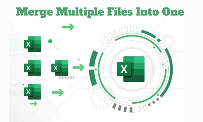 Gig Preview - Merge multiple CSV or excel files into one file