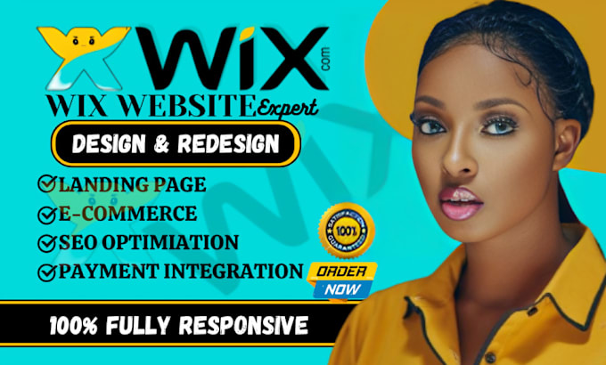 Gig Preview - Wix website design wix website redesign website design wix seo