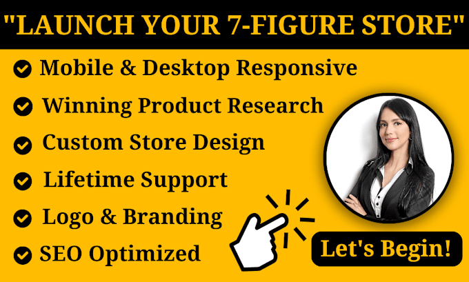 Gig Preview - Build you an automated shopify dropshipping store or website